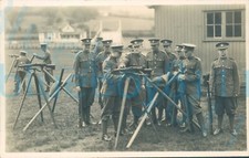 South Wales Borderers Inter war section Practice on the range guns tripod photo