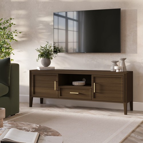 Large walnut stand with - large,