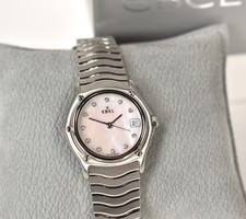 Ebel Classic Ladies Watch 9087121 - MOP Dial, Diamond Markers, Date, Stainless S