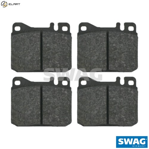 Brake pad set disc - set,