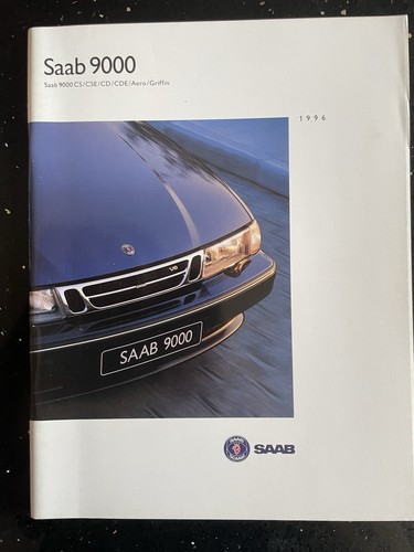 Saab 9000 brochure 1996 cs - 9000,