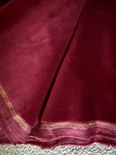 Vintage velvet fabric remnant - velvet,