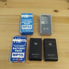 Genuine Sanyo Np-55 Battery Pack 6v 1000mah Camcorder Battery + 4 another's 