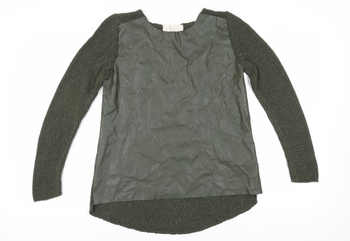 Zara women green pullover - women's,