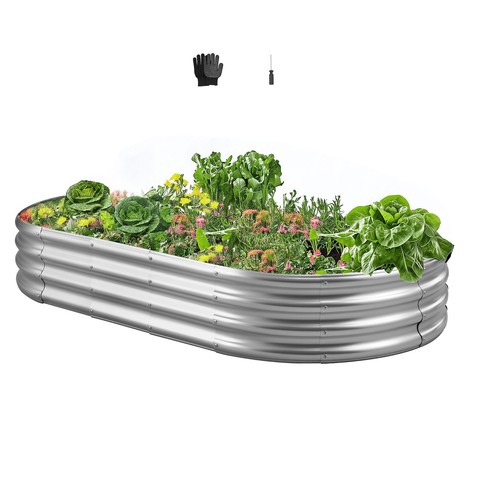 Vevor metal raised garden bed - raised,