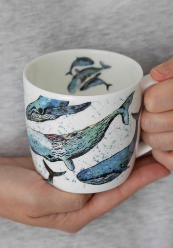 Whale bone china - whale,