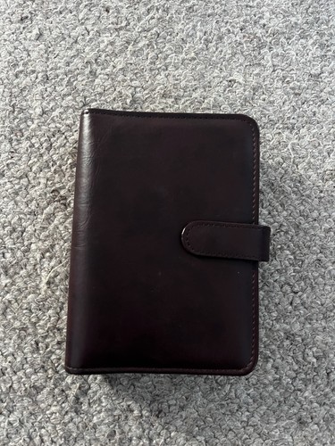 Filofax brown leather personal - filofax,
