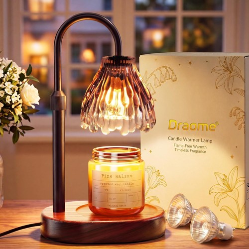 Candle warmer lamp with timer - candle,