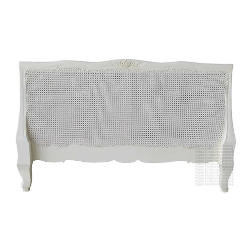 Antique white louis - white, rattan
