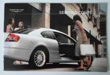 CHRYSLER SEBRING COUPE orig 2003 USA Mkt Sales Brochure - LX LXi