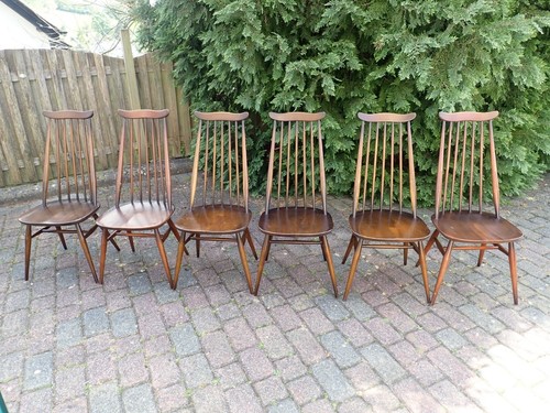 Ercol goldsmith dining chairs - dining,