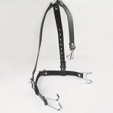 PU Leather Open Mouth Gag with