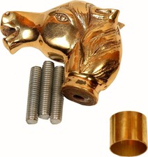 Brass Horse Head Solid Handle