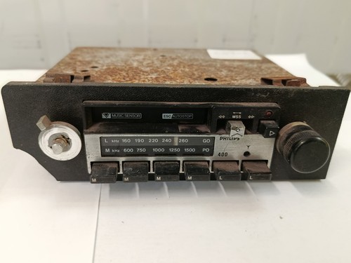 Vintage philips 400 car radio - vintage,