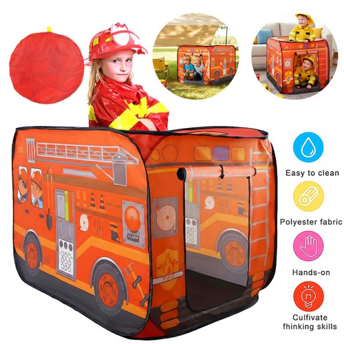 Children fire truck - fire, play