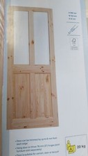 B&Q 4 Panel Knotty pine