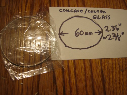 Gauge clock glass - gauge, glass,slightly