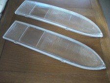 Pair of Triumph Stag clear rear tail light lens pt no 519548, fits all UK models