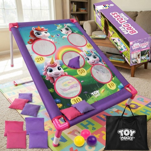 Bean bag toss game - toss, game,