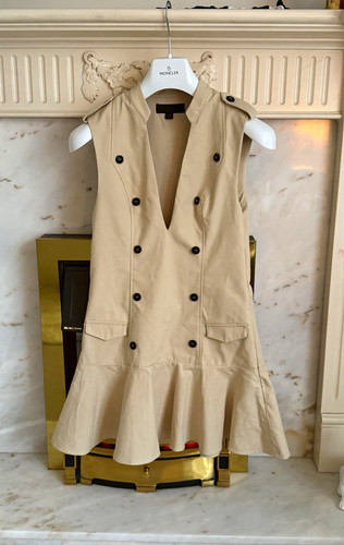 Zara beige neck sleeveless - v-neck,