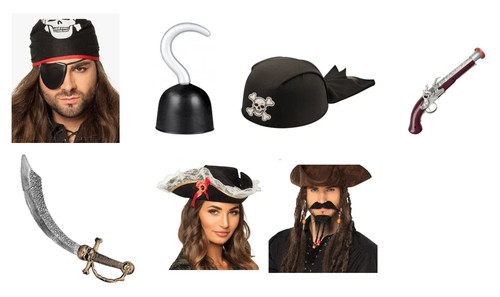 Pirate party accessories - pirate,