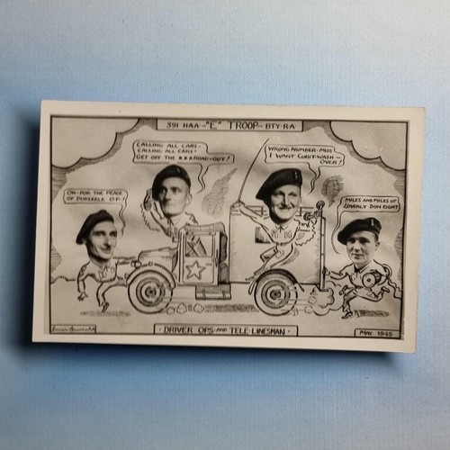 Ww2 military postcard c1940 - postcard,