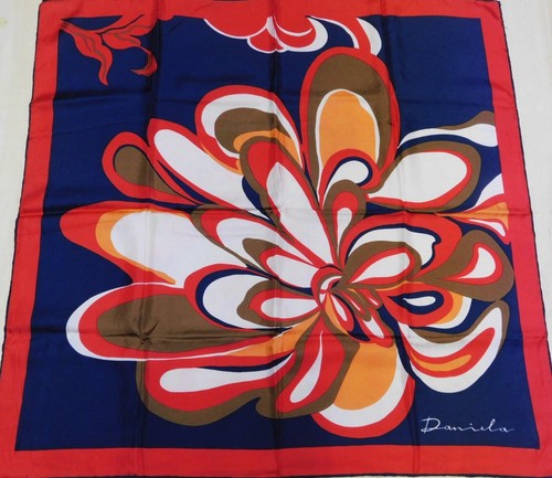 Foulard 100 pure - silk, vintage