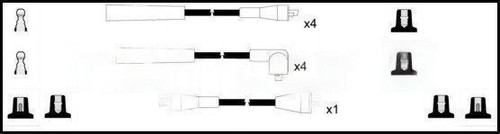Intermotor ignition lead set - lead,