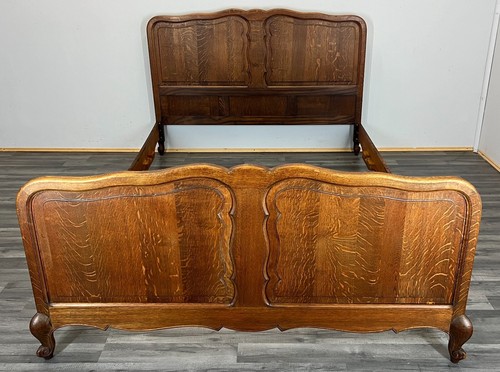 Double bed louis style - bed,