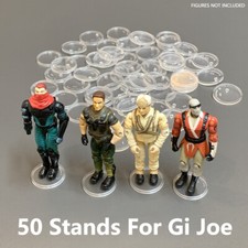LOT 50 VINTAGE GI JOE STANDS