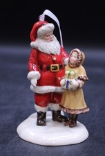 2017 ROYAL DOULTON HN 5862 SANTA & GIRL Christmas Ornament BOXED - Y03
