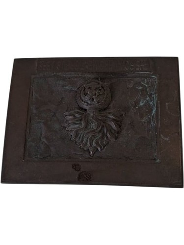 Bronze plaque the - bronze,