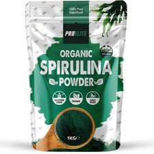 Organic Spirulina Powder Cleanse & Detox Energy Immunity Booster Hi Protein 1Kg