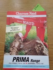 Charrues Naud Polyprima 120 150 Furrow Plough Sales Leaflet