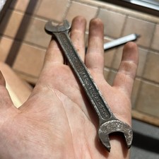 Vintage Double Open End Spanner Super slim 1/4W 5/16W Made In England High Quali