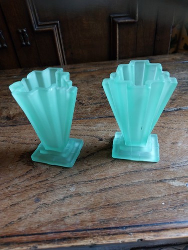 Pair art deco bagley - art,