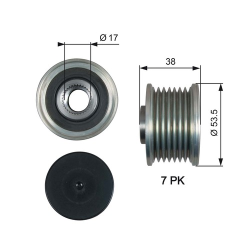 Gates oap7190 alternator - oap7190,