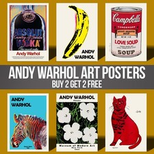 Andy Warhol Modern Art Posters Decorative Wall Art Poster Prints A4 A3 A2 Decor