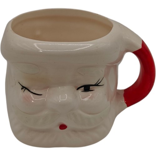 Winking santa claus face - winking,