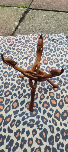 African vintage hand carved - african,