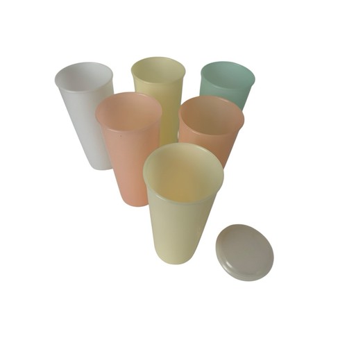 Vintage plastic tumblers - vintage,