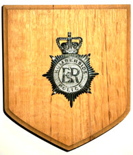 Humberside Police Mess Plaque or Shield Beautifully Hand Crafted