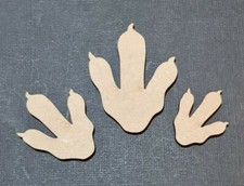 Dinosaur Print Laser cut MDF