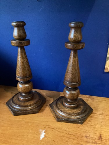 Pair oak wooden - pair,