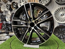 4X R17 Inch 5X112 Seat Leon Style Black Polished Wheels: Fits For Ateca Altea