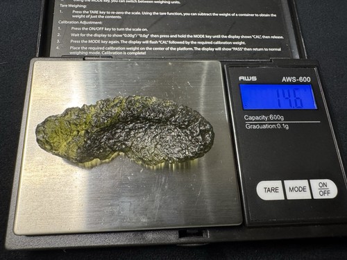 Moldavite large 6gr - moldavite,