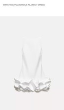 Zara Matching Voluminous White