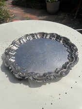 Large Victorian Silver Dish 