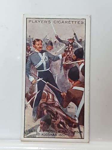 Cigarette card player - cigarette,