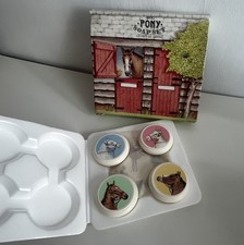 Vintage 1980s Avon Pony Soap Set Of 4 Bars Collectable Novelty Equestrian Horse